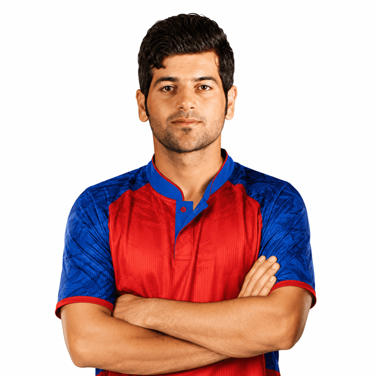 Afsar Khan Zazai batting for Afghanistan