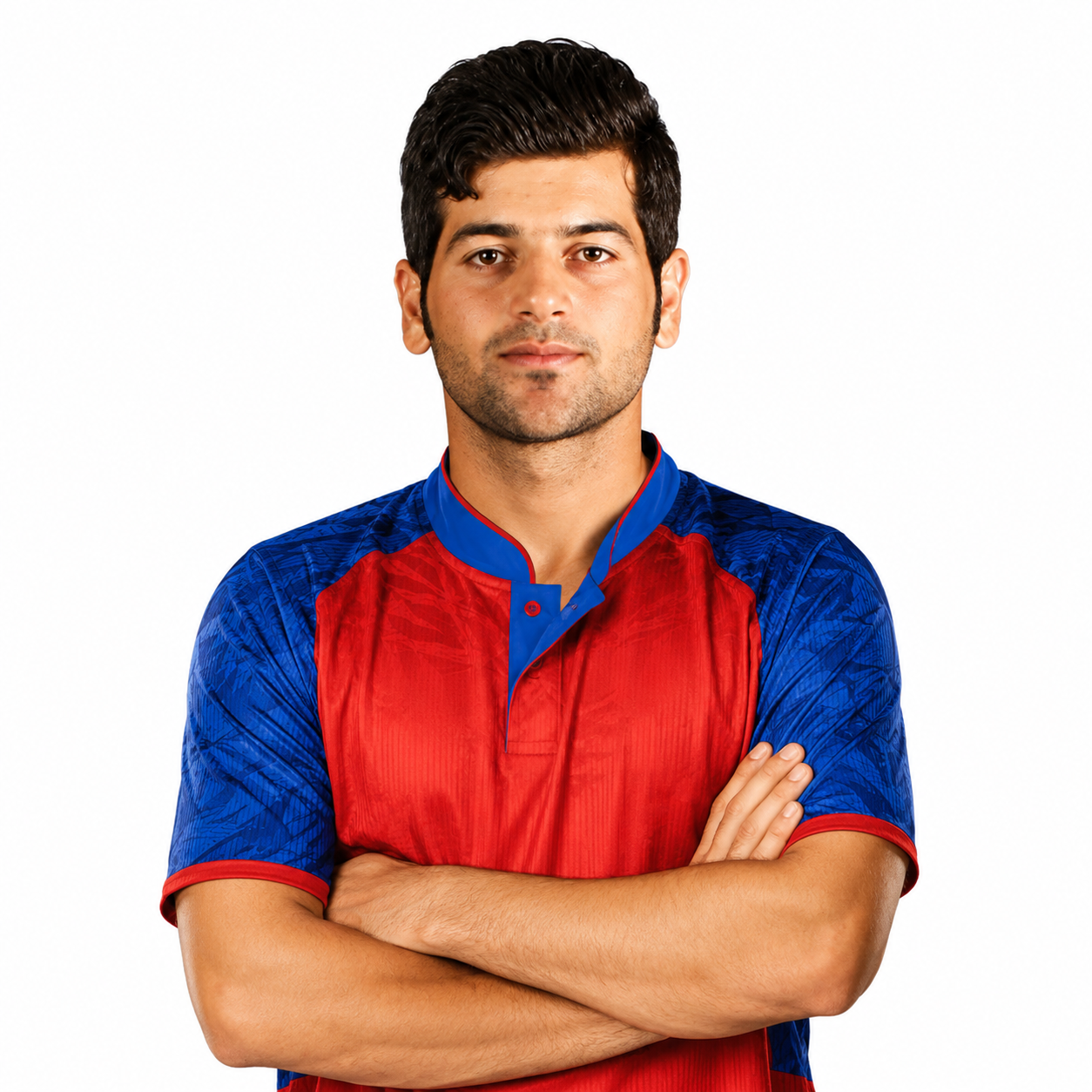 Afsar Khan Zazai batting for Afghanistan